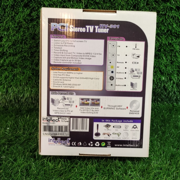 کارت تی‌وی Intellect TV Tuner مدل ITV-301