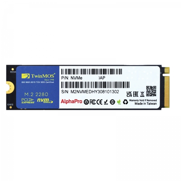 SSD TwinMOS 256GB AlphaPro m.2 nvme